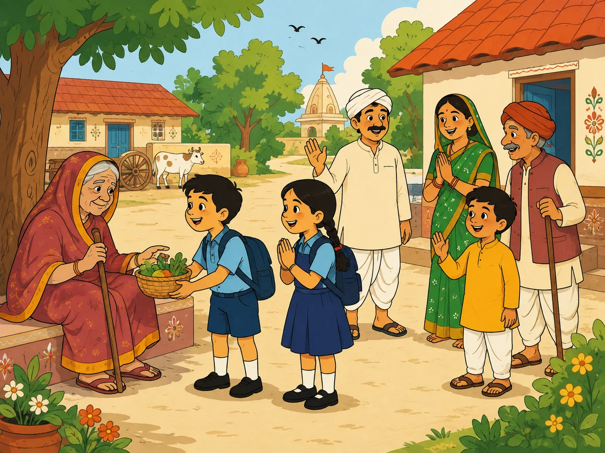 સમાજ સાથે જોડાયેલાં બાળકો
